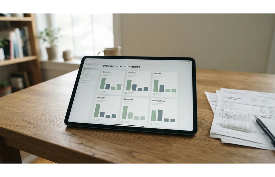 Systematize household expenses and maintain visibility over fixed pension payouts without